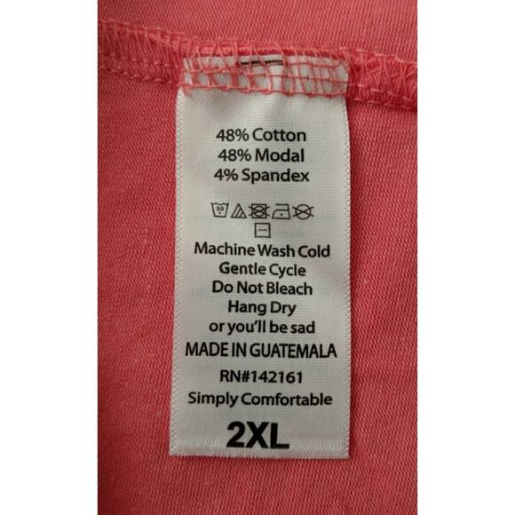 LuLaRoe Julia Dress Knit Knee Length Short Sleeves 2XL New / FLAW - Picture 6 of 8